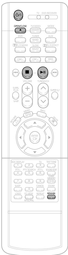 SAMSUNG HT-DS 460 ARG/NOIR - Appuyez sur la touche STOP au cours de la lecture pour l'arrête. - 1