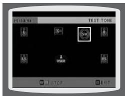 SAMSUNG HT-DS 460 ARG/NOIR - Configuration du test de tonalité - 4