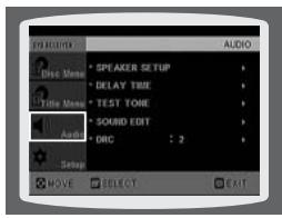 SAMSUNG HT-DS 460 ARG/NOIR - Configuration du temps de retard - 3