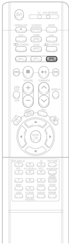 SAMSUNG HT-DS 460 ARG/NOIR - Paramétrage du RRSS (Système d'amplification Surround arrière) - 2