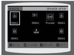 SAMSUNG HT-DS 460 ARG/NOIR - Configuration du mode des enceintes - 4