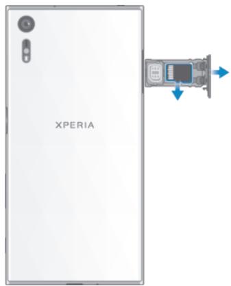 SONY XPERIA ZS SiM SILVER - Pour retarder la carte mémoire - 1