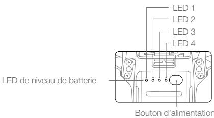 DJI DRONEPAA - Vérification du niveau de batterie - 1