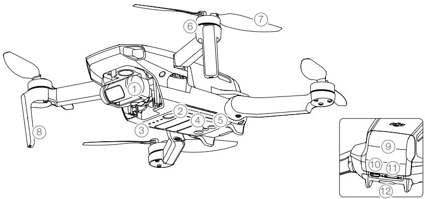 DJI DRONEPAA - Scheme de l'appareil - 1
