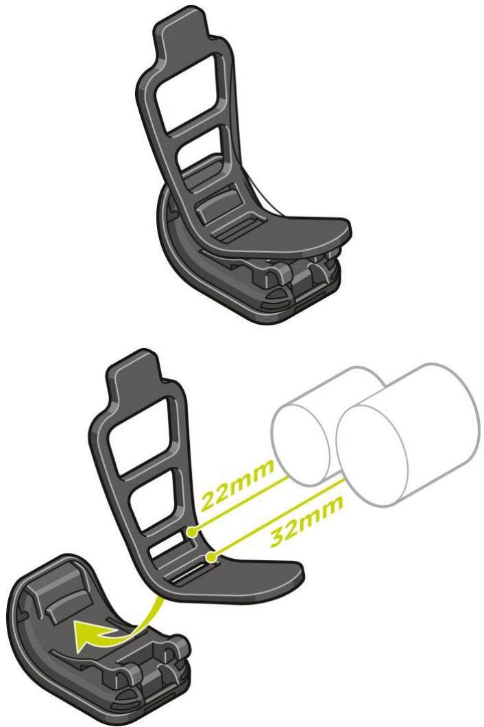 TOMTOM ADVENTURER C+M NOIR - Utiliser la fixation pour vélo - 1