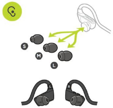 TOMTOM ADVENTURER C+M NOIR - Changer d'écouteurs - 1