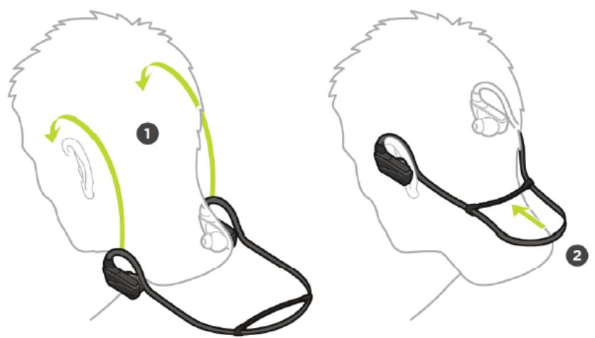 TOMTOM ADVENTURER C+M NOIR - Porter votre casque d'écoute - 2