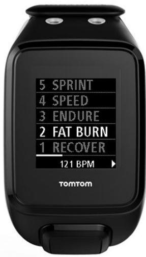 TOMTOM ADVENTURER C+M NOIR - Suivre la progression dans une zone de fréquence cardiaque - 1