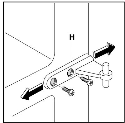 ARTHUR MARTIN ARB 3022/DF - Pour changer le sens d'ouverture des portes - 3