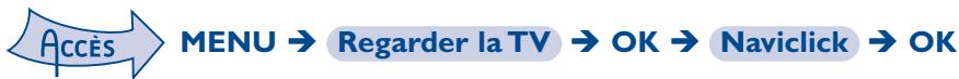 THOMSON DTH 8740 E - Consulter les programmes TV à l'aide de Naviclick - 1
