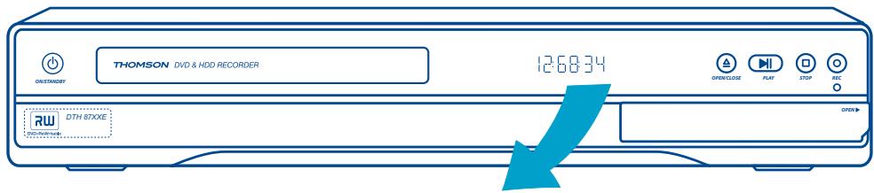 THOMSON DTH 8740 E - Principales indications sur l'afficheur - 1