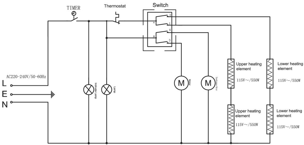 BRANDY CHEF660LUX-N - Schemeélectrique - 1