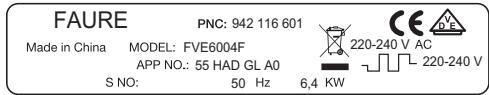 FAURE FVE6004F - Instructions d'installation - 1
