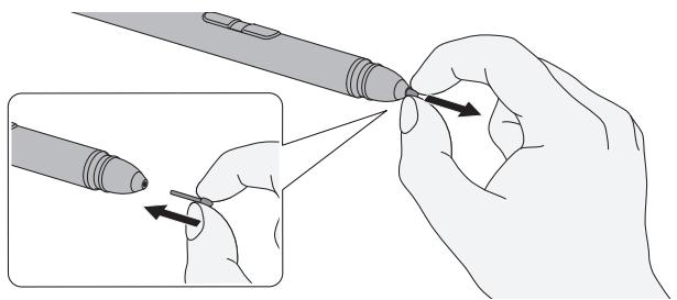 TOSHIBA PORTEGE X20W-E-11F - Remplacement de la pointe du stylet - 1