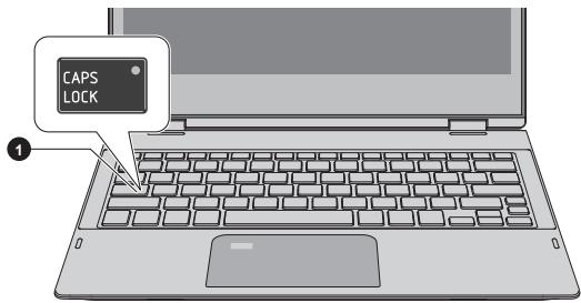 TOSHIBA PORTEGE X20W-E-11F - Voyants du clavier - 1