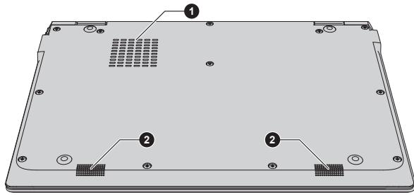 TOSHIBA PORTEGE X20W-E-11F - Vue de dessous - 1