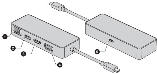 TOSHIBA PORTEGE X20W-E-11F - Adaptateurs USB Type-CTM - 6