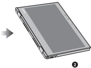 TOSHIBA PORTEGE X20W-E-11F - Changement d'orientation de I'ecran - 2