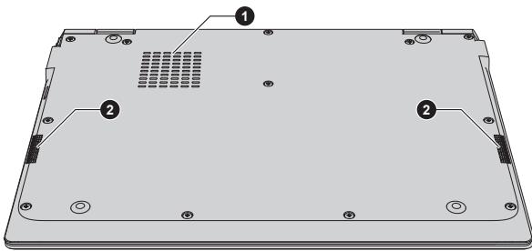 TOSHIBA PORTEGE X20W-E-11F - Vue de dessous - 2