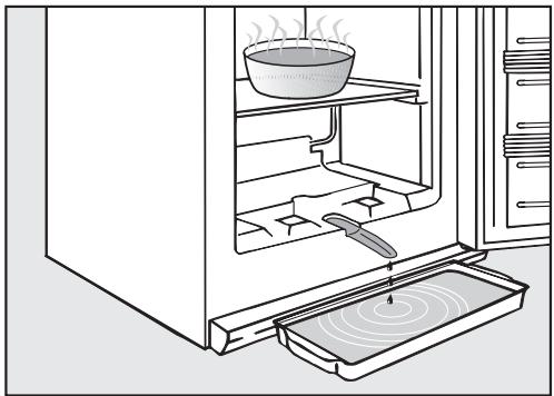 MIELE KD6052SBLANC - Pendant le dégivrage - 2