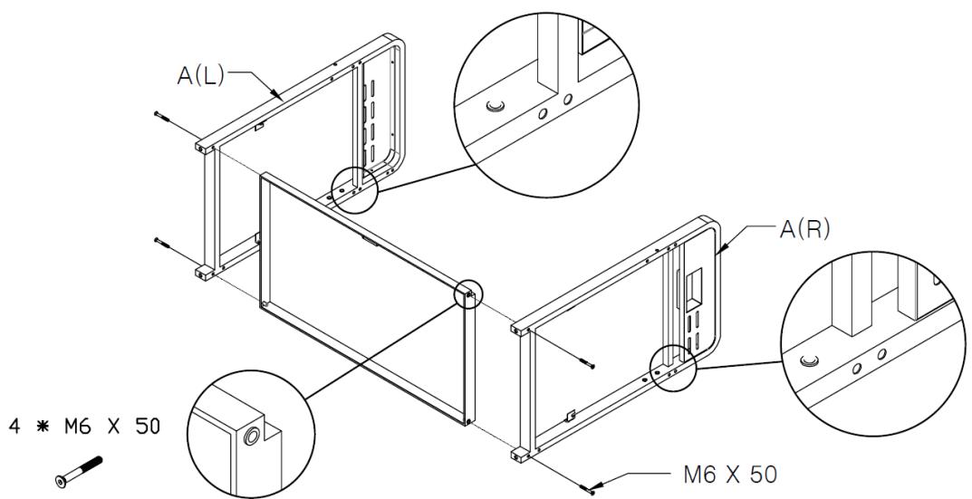 BRASERO LOLA NOIR - ASSEMBLAGE DE LA PLANCHA - 1