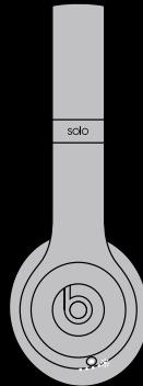 BEATS SOLO 3 BLEU - WIRED CONTROL - 1