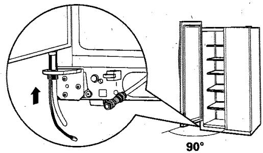 GENERAL ELECTRIC PCG 23 NGF-BB600 INOX - ENLEVEZ LA PORTE DU COMPARTIMENT CONGÉLATION (suite) - 1