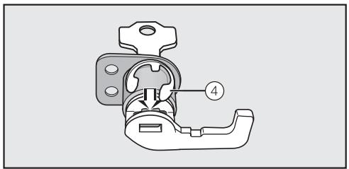 MIELE KWL 4912 SED - Interchanger la serrure : - 5