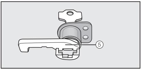 MIELE KWL 4912 SED - Interchanger la serrure : - 4