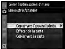 NIKON D300+18/200+MBD10 - Sélectionnez [Copier vers l'appareil photo]. - 2