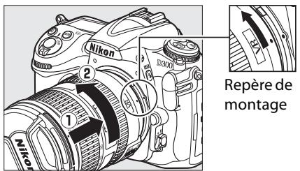 NIKON D300+18/200+MBD10 - Montez l'objectif. - 1