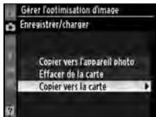 NIKON D300+18/200+MBD10 - Sélectionnez [Copier vers la carte]. - 2