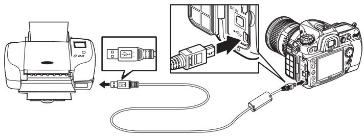 NIKON D300+18/200+MBD10 - Branchez le cable USB. - 1