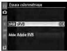 NIKON D300+18/200+MBD10 - Sélectionnez un espace colorimétrique. - 2