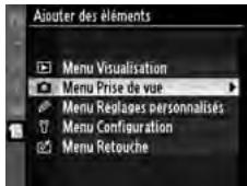 NIKON D300+18/200+MBD10 - Sélectionnez un menu. - 2