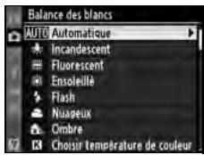 NIKON D300+18/200+MBD10 - Sélectionnez une option de balance des blancs. - 2