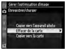 NIKON D300+18/200+MBD10 - Sélectionnez [Effacer de la carte]. - 2