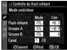 NIKON D300+18/200+MBD10 - Reglez les paramètres pour le groupe A. - 1