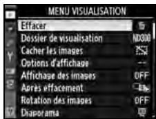 NIKON D300+18/200+MBD10 - Placez le curseur dans le menu sélectionné. - 2