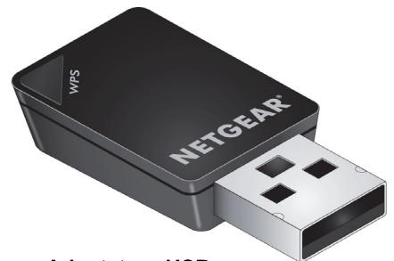 NETGEAR DONGLEWIFI AC600 DB - Contenu de la boîte - 1