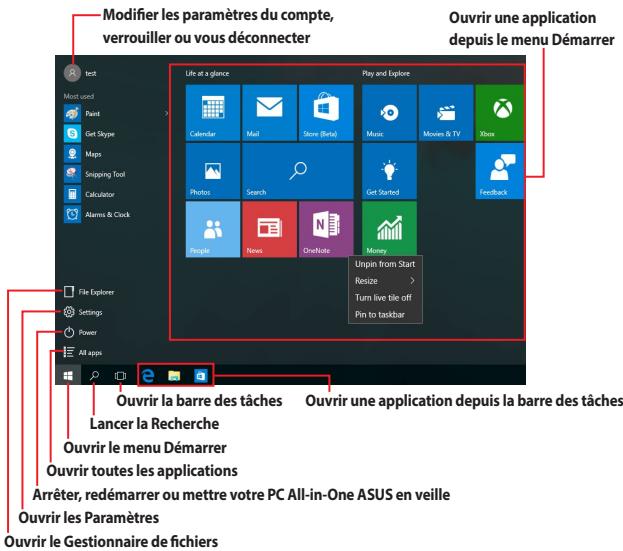 ASUS ZN241iCUK-RAO48T - Menu Demarrer - 1