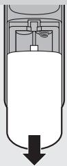 PHILIPS FC9910/10 - Insertion des piles dans la télécommande - 1