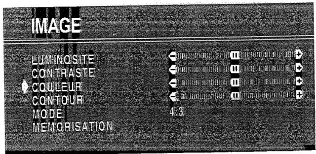 PROLINE TVD 1430 - Réglage de l'option COULEUR - 1