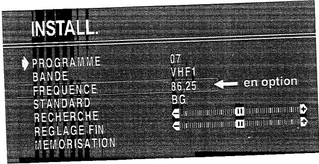 PROLINE TVD 1430 - Sélection de l'option FREQUENCY (en option) - 1