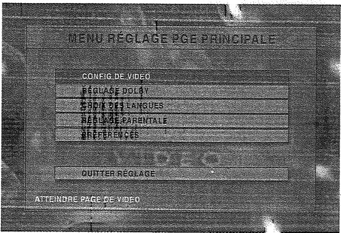 PROLINE TVD 1430 - UTILISATION DE LA PAGENPRINCIPALE - 1