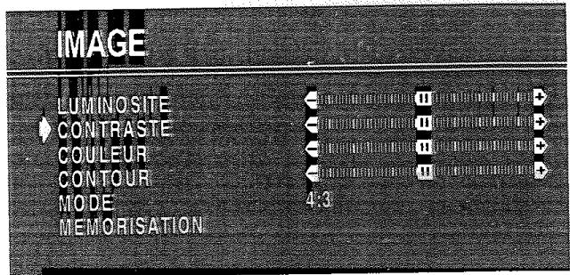 PROLINE TVD 1430 - Réglage de l'option CONTRASTE - 1