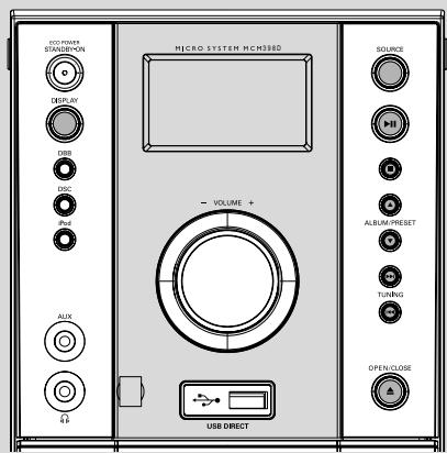 PHILIPS MCM398D - Réglage du son - 2
