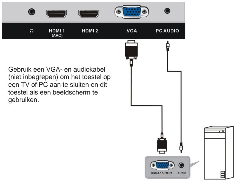 JVC LT-32FD110 - PC/VGA-aansluiting - 1