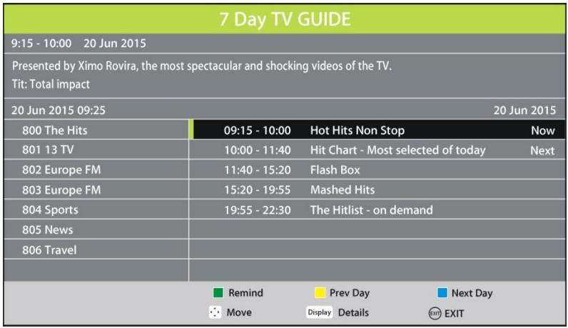 JVC LT-32FD110 - Electronic Program Guide (EPG) - 1