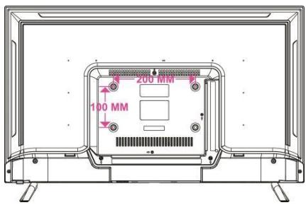 JVC LT-32FD110 - Montaje en la pared - 1
